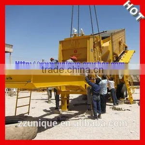 2015 Unique Tech 100tph Mobile Impact Crusher for Aggregate Plant thumbnail-1