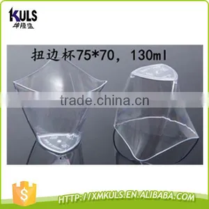 Food Grade Disposable Dessert Ice Cream Container Plastic Cup Square Round Special Shape Dessert Cups thumbnail-5