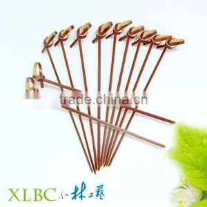 High Quality Red 15cm Bamboo Knot Picks thumbnail-1