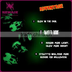 Modern Fashion Dark Holloween False Nails With Glue thumbnail-6