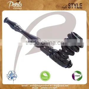 Low Cost Eco-friendly Ebony Wood Smoking Pipe thumbnail-1