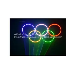 4W Stage Disco Laser Show Lighting RGB Full Color Animation DJ Laser Lights thumbnail-4