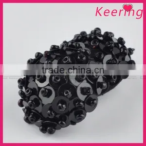 Wholesale Vogue Small Size Black Decorative Buttons Accessory Button for Clothing WBKA-298 thumbnail-1