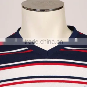 Mens Fashion Comfort Color Combination Plain Cotton t Shirt thumbnail-3