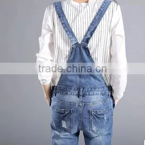 The New Spring and Summer Jumpsuits Han Edition Students Loose Denim Overalls/ Suspender Trousers/trousers With Braces thumbnail-3