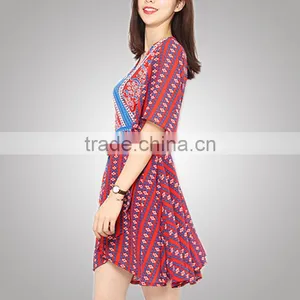 Best Price Fashion Women Sexy Latest Design Guinea Brocade Dress Direct Factory thumbnail-3