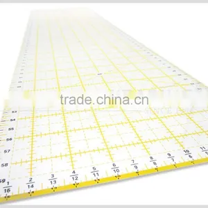 Kearing High Qualiity Metric Acrylic ( 60 * 16 cm ) Patchwork Ruler Sewing & Quilting Plastic Ruler # KPR6016 thumbnail-3