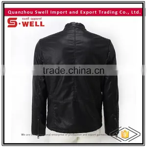 2016 Wholesale Custom Cheap pu Fashion Motorcycle Jacket Men thumbnail-2