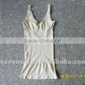 Ladies Seamless Corset Tank Top thumbnail-1