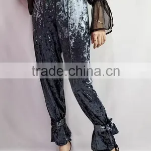 4657 Runwaylover High Waist Sexy New Design Cut Velvet Pant thumbnail-3