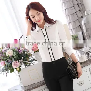 Ladies Office Uniform Designs Hotel Uniforms for Women Pants and Blouse thumbnail-1