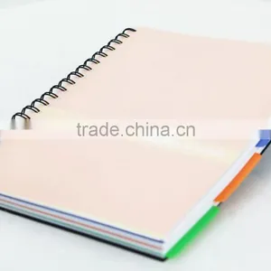 Cheap PP Cover Student Notebook Colors Spiral Binding Planner Custom thumbnail-2