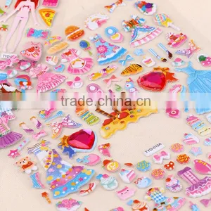 Customizable Children Carton Sticker Puffy Stickers Multicolor Education Sticker Foam Sticker Bubble DIY Sticker thumbnail-4
