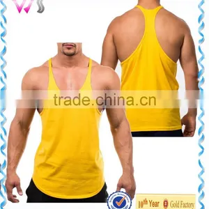 Mens Sleeveless Muscle Bodybuilding Singlets Custom Stringer Vest thumbnail-1