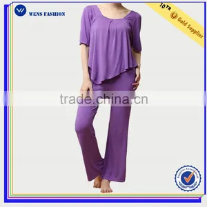 OEM Nylon Spandex Sexy Ladies Fitness Suit Sportswear Fashion Yoga Wear thumbnail-1