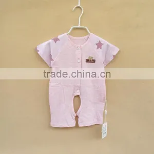 Wholesale Summer Striped Girls Baby Rompers Cotton Clothing thumbnail-1