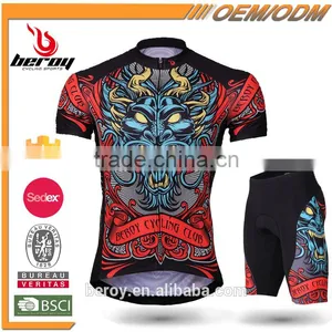 BEROY Dragon Totem Sport Cycling Suit for Men,fantastic Short Sleeve Cycling Sets thumbnail-1