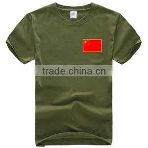 Good Quality Cotton Military Green Army t Shirt thumbnail-1