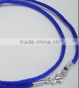 Satin Cord Necklace With Lobster Claw Clasp thumbnail-1