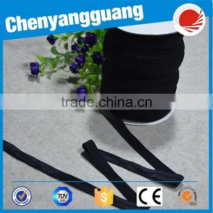 2017 Fashion White and Black Nylon Webbing Folded Over Elastic for Clothing Bag Jeans T-shirt thumbnail-4