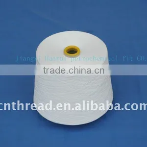 100% Raw White Polyester Core Sewing Thread With High Tenacity thumbnail-1