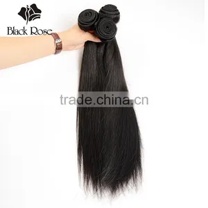 Black Rose Mink Hair Virgin Brazilian Straight Remy Hair Extension thumbnail-3