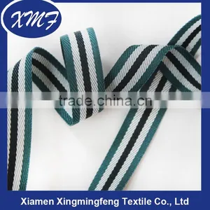 Color Striped Webbing Strap, Wholesae Polyester Webbing for Bag Strap Tape thumbnail-2