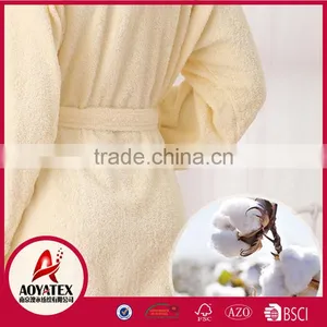 Wholesale High Quality 100% Cotton Women Hotel Bathrobe thumbnail-4