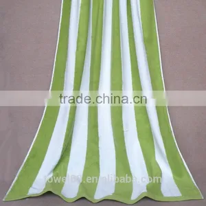 100% Combed Cotton Striped Sun Lounger Sunbed Towel thumbnail-1