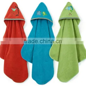 100% Cotton Ultra Soft Hooded Towels for Babies thumbnail-1