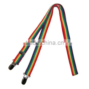 Adjustable Rainbow Stripe Mitten Clips for Kids Dubaa thumbnail-1