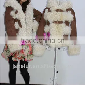 New Collection/Double Face Fur Garment/Sheep Fur Coat With Fur Button/Wholesale And Retail thumbnail-1
