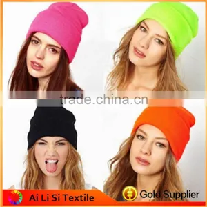 Cheap Knitted Beanie Hats,Custom Colorful Hip Hop Beanie Hats thumbnail-1