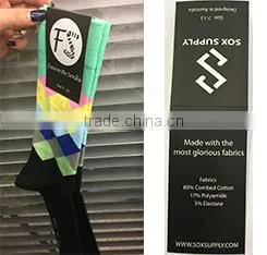 Custom Men Dress Socks Business Cotton Socks Happy Socks for Everyday ZP007 thumbnail-4