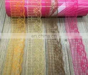 INELASTIC FLOWER LACE ACCESSORIES 4 COLORS OF LACE ACCESSORORS GARMENT FOR HEADBAND ACCESSORIES thumbnail-1