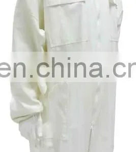 Wholesale Pure White 100% Cotton Professional Safety Coverall Workwear/Working Uniform thumbnail-4