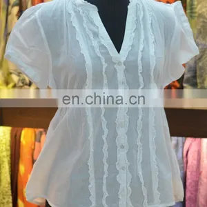 100% Polyester Chiffon Blouse thumbnail-6