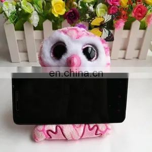 Plush Big Eyes Animal Sriese - OWL ! Beanie Boos, TY - Golden OWL thumbnail-5