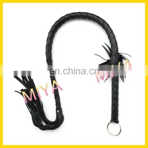 Party Favor Long Leather Whip thumbnail-4