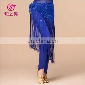 Practice Cotton Long Women Belly Dance Tight Pant K-4037# thumbnail-3