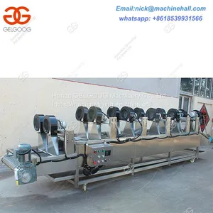 Automatic Fruit and Vegetable Cleaning and Drying Machine Line|Fried Potato Chips Drying Machine With High Efficiency thumbnail-2