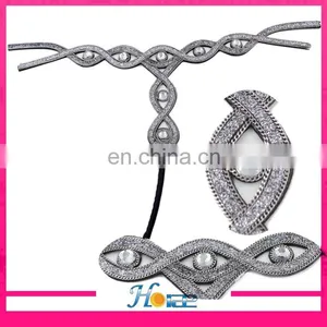Wholesale Hotselling PU Leather Women Shoe Decoration Sandal Slipper Accessory thumbnail-1