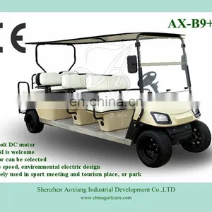 Electric 8 Person Golf Cart for Sale With Powerful DC Motor thumbnail-1