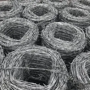 Best Price Hot Dipped Galvanized Weight of Barbed Wire per Meter Length/high Tensile Barbed Wire Price per Roll thumbnail-5