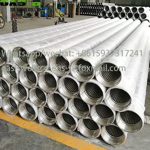 Stainless Steel Wire Wrapped Continuous Slot Water Well Screens for Water Well Drilling thumbnail-5