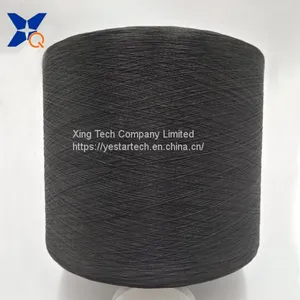 Carbon Conductive Nylon Filaments 40D/6F Twisting With 75D Black DTY Polyester Filaments Yarn for ESD Fabric/gloves-XTAA214 thumbnail-3