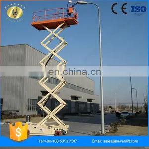 12m Self-propelled Battery Type Scissor Lift for Construction thumbnail-2