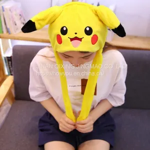 OEM ODM Pikachu Hat With Ears Shaking With a Pinch / a Cute Net Red Rabbit Hat thumbnail-2