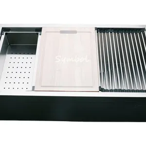 Undermount Single Stainless Kitchen Sink With Ledge thumbnail-1