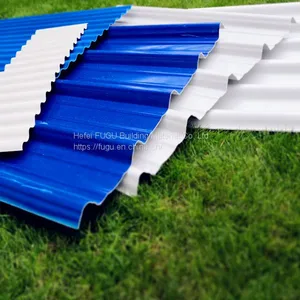 Non Asbestos Building Materials Plastic PVC Roof Corrugated Sheets thumbnail-2